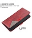SoFetch Rood Modern Bookcase Hoesje voor de iPhone 15 Pro