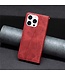 SoFetch Rood Modern Bookcase Hoesje voor de iPhone 15 Pro