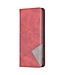 SoFetch Rood Modern Bookcase Hoesje voor de iPhone 15 Pro