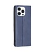 SoFetch Blauw Modern Bookcase Hoesje voor de iPhone 15 Pro