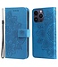 SoFetch Blauw Mandala Bookcase Hoesje voor de iPhone 15 Pro
