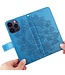 SoFetch Blauw Mandala Bookcase Hoesje voor de iPhone 15 Pro