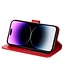 SoFetch Rood Mandala Bookcase Hoesje voor de iPhone 15 Pro