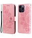 SoFetch Roze Mandala Bookcase Hoesje voor de iPhone 15 Pro