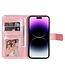SoFetch Roze Mandala Bookcase Hoesje voor de iPhone 15 Pro