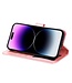 SoFetch Roze Mandala Bookcase Hoesje voor de iPhone 15 Pro