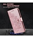 SoFetch Roze Mandala Bookcase Hoesje voor de iPhone 15 Pro