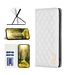 Binfen Color Wit Ruiten Bookcase Hoesje voor de iPhone 15 Pro
