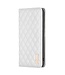 Binfen Color Wit Ruiten Bookcase Hoesje voor de iPhone 15 Pro