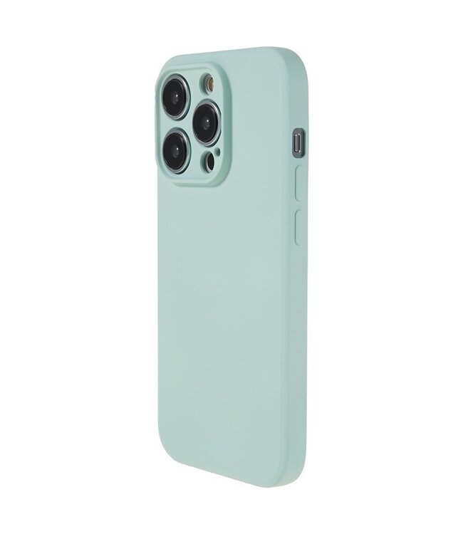 Binfen Color Azuurblauw Candy TPU Hoesje voor de iPhone 15 Pro