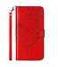 YB Rood Vlinder Bookcase Hoesje voor de iPhone 15 Pro