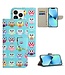 SoFetch  Uilen Bookcase Hoesje voor de iPhone 15 Pro