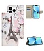 SoFetch  Eiffel Tower Bookcase Hoesje voor de iPhone 15 Pro