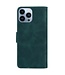 SoFetch Groen Vlinder Bookcase Hoesje voor de iPhone 15 Pro