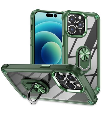 SoFetch Groen Lensbescherming TPU Hoesje iPhone 15 Pro