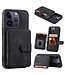 SoFetch Zwart RFID Bookcase Hoesje voor de iPhone 15 Pro
