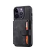 SoFetch Zwart RFID Bookcase Hoesje voor de iPhone 15 Pro