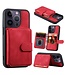 SoFetch Rood RFID Bookcase Hoesje voor de iPhone 15 Pro