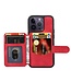 SoFetch Rood RFID Bookcase Hoesje voor de iPhone 15 Pro