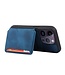 SoFetch Navy Blauw RFID Bookcase Hoesje voor de iPhone 15 Pro