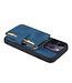 SoFetch Navy Blauw RFID Bookcase Hoesje voor de iPhone 15 Pro