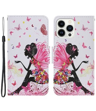 SoFetch Elf Bookcase Hoesje met Polsbandje iPhone 15 Pro