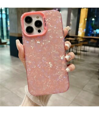 SoFetch Roze Parel Design Hardcase Hoesje iPhone 15 Pro