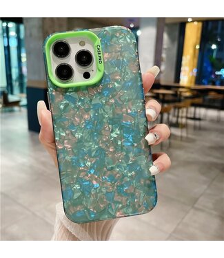 SoFetch Turqouise Parel Design Hardcase Hoesje iPhone 15 Pro