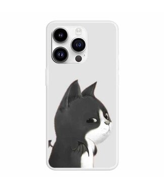 SoFetch Kat TPU Hoesje iPhone 15 Pro