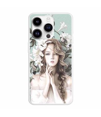 SoFetch Meisje TPU Hoesje iPhone 15 Pro