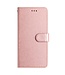 SoFetch Rosegoud Zijde Bookcase Hoesje met Koord voor de iPhone 15 Pro