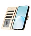 SoFetch Goud Zijde Bookcase Hoesje met Koord voor de iPhone 15 Pro