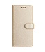 SoFetch Goud Zijde Bookcase Hoesje met Koord voor de iPhone 15 Pro