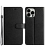 SoFetch Zwart Zijde Bookcase Hoesje voor de iPhone 15 Pro