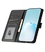 SoFetch Zwart Zijde Bookcase Hoesje voor de iPhone 15 Pro