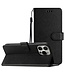 SoFetch Zwart Zijde Bookcase Hoesje voor de iPhone 15 Pro