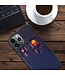 SoFetch Blauw Pasjeshouder Faux Leder Hoesje voor de iPhone 15 Pro
