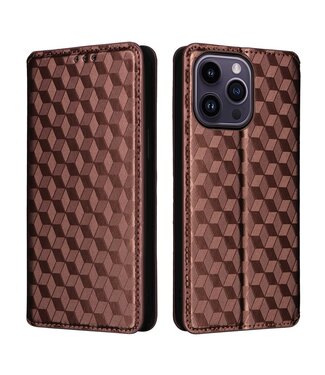 SoFetch Bruin Modern Bookcase Hoesje iPhone 15 Pro