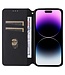 SoFetch Blauw Modern Bookcase Hoesje voor de iPhone 15 Pro