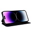 SoFetch Blauw Modern Bookcase Hoesje voor de iPhone 15 Pro