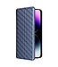 SoFetch Blauw Modern Bookcase Hoesje voor de iPhone 15 Pro