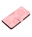 SoFetch Roze Bloemen Bookcase Hoesje voor de iPhone 15 Pro