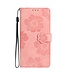 SoFetch Roze Bloemen Bookcase Hoesje voor de iPhone 15 Pro