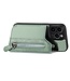 SoFetch Groen Pasjeshouder Faux Leder Hoesje voor de iPhone 15 Pro