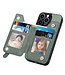 SoFetch Groen Pasjeshouder Faux Leder Hoesje voor de iPhone 15 Pro