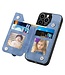 SoFetch Blauw Pasjeshouder Faux Leder Hoesje voor de iPhone 15 Pro