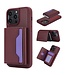 SoFetch Bordeaux Rood RFID 2-in-2 Hoesje voor de iPhone 15 Pro