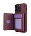 SoFetch Bordeaux Rood RFID 2-in-2 Hoesje voor de iPhone 15 Pro