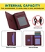 SoFetch Bordeaux Rood RFID 2-in-2 Hoesje voor de iPhone 15 Pro