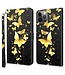 SoFetch  Gouden Vlinders Bookcase Hoesje voor de iPhone 15 Pro